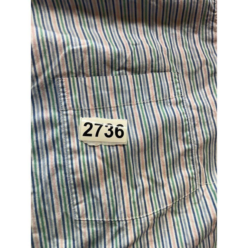 Southern Pines Shirt Men XL Button Up Long Sleeve Blue White Striped - Picture 7 of 7